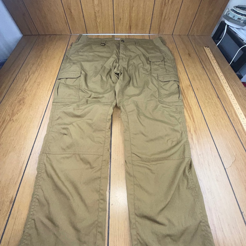 5.11 Tactical Mens Cargo Pants 42x30 Coyote Tan Ripstop Stryke Work Trousers‎